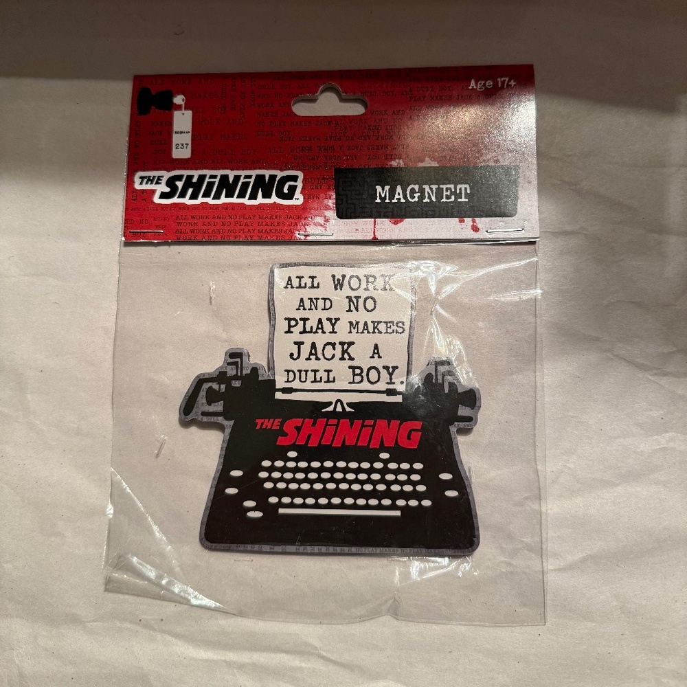 The Shining All Work No Play Magnet
